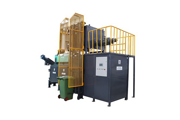 紙盒泡沫就地分揀 果蔬垃圾現(xiàn)場(chǎng)“壓榨”，這個(gè)市場(chǎng)果蔬垃圾這樣減量